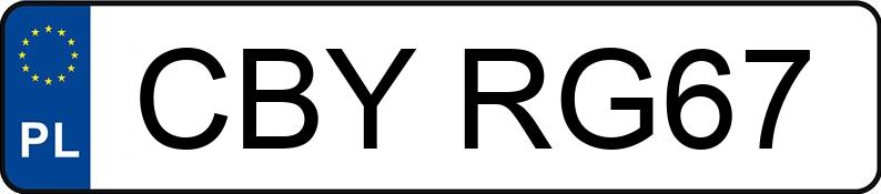 Il numero di registrazione CBY RG67 ha FERRARI 360 Modena Spider - CBYRG67