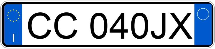 Numer rejestracyjny CC040JX posiada TOYOTA Celica 7a serie