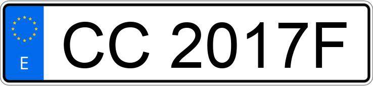 Numer rejestracyjny CC2017F posiada PEGASO TRONER