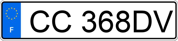 Numer rejestracyjny CC368DV posiada MERCEDES CLASSE A