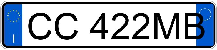 Numer rejestracyjny CC422MB posiada PEUGEOT 206