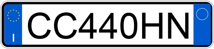 Numer rejestracyjny CC440HN posiada FIAT 500 Numer rejestracyjny CC440HN posiada FIAT 500