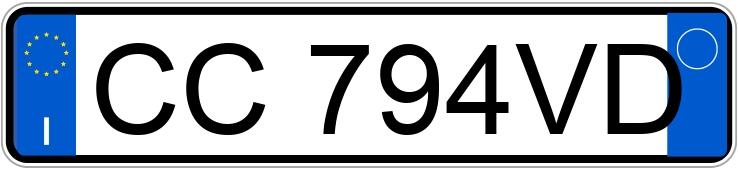 Numer rejestracyjny CC794VD posiada RENAULT Clio 2a serie