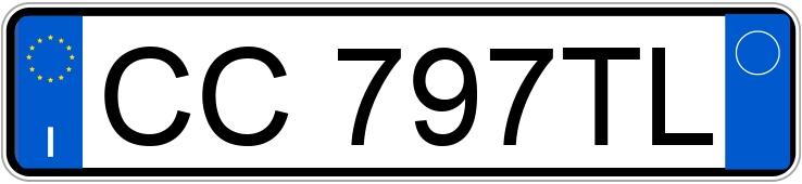 Numer rejestracyjny CC797TL posiada FIAT Punto 2a serie