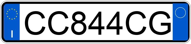 Numer rejestracyjny CC844CG posiada TOYOTA Yaris