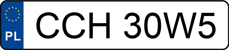 Numer rejestracyjny CCH 30W5 posiada BMW 116i MR`04 E3 E87 116i MR`04 E3 E87 - CCH30W5