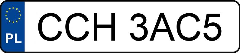 Numer rejestracyjny CCH 3AC5 posiada OPEL ZAFIRA - CCH3AC5 Numer rejestracyjny CCH 3AC5 posiada OPEL ZAFIRA - CCH3AC5