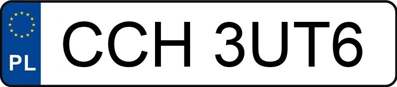Numer rejestracyjny CCH 3UT6 posiada BMW 320D - CCH3UT6