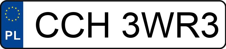 Numer rejestracyjny CCH 3WR3 posiada VOLKSWAGEN Caddy GP 2.0 TDI MR`11 E5 2.3t Highline 4MOTION - CCH3WR3