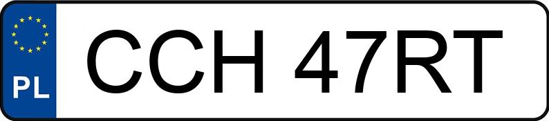 Numer rejestracyjny CCH 47RT posiada VOLKSWAGEN Golf III 1.9 TDI Kat. MR`91 GL - CCH47RT