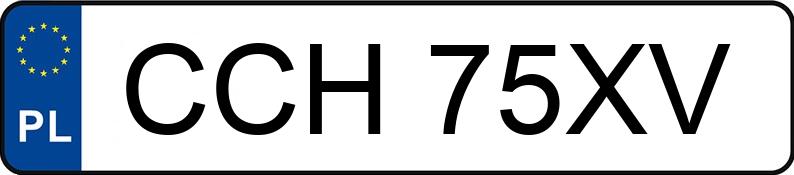 Numer rejestracyjny CCH 75XV posiada FORD TRANSIT - CCH75XV