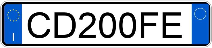 Numer rejestracyjny CD200FE posiada VOLKSWAGEN Golf 4a serie