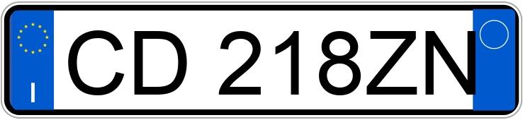 Numer rejestracyjny CD218ZN posiada FORD Fiesta 5a serie