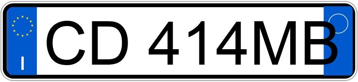 Numer rejestracyjny CD414MB posiada MERCEDES Vito 1as. Vito 110 CDI cat Furgone (75 kw)