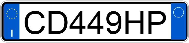 Numer rejestracyjny CD449HP posiada OPEL Astra 2a serie