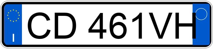 Numer rejestracyjny CD461VH posiada FIAT Punto 2a serie Numer rejestracyjny CD461VH posiada FIAT Punto 2a serie