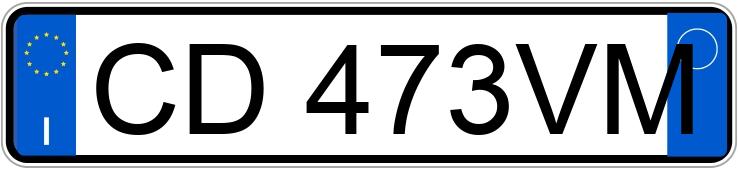 Numer rejestracyjny CD473VM posiada TOYOTA Yaris