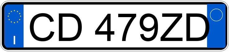 Numer rejestracyjny CD479ZD posiada OPEL Corsa 3a serie