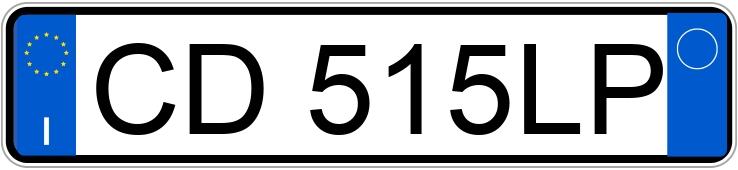 Numer rejestracyjny CD515LP posiada AUDI A4 2a serie Numer rejestracyjny CD515LP posiada AUDI A4 2a serie