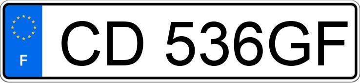 Numer rejestracyjny CD536GF posiada RENAULT CLIO III