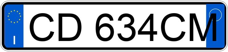 Numer rejestracyjny CD634CM posiada VOLKSWAGEN Polo 4a serie