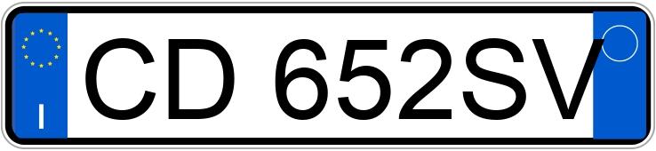 Numer rejestracyjny CD652SV posiada FIAT Seicento