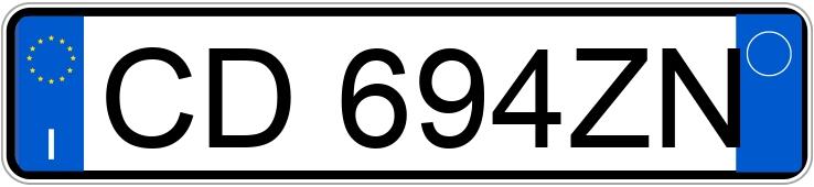 Numer rejestracyjny CD694ZN posiada HONDA Jazz 1a serie 01-08 Numer rejestracyjny CD694ZN posiada HONDA Jazz 1a serie 01-08
