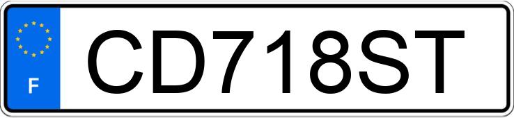 Numer rejestracyjny CD718ST posiada BMW X3 35D XDRIVE LUXE BA