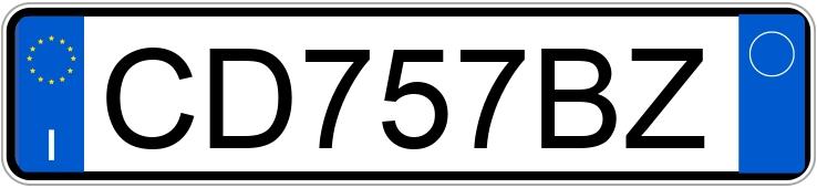 Numer rejestracyjny CD757BZ posiada OPEL Astra 2a serie