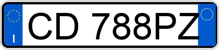 Numer rejestracyjny CD788PZ posiada FIAT Punto 2a serie