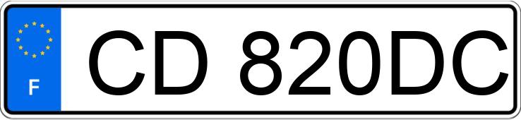 Numer rejestracyjny CD820DC posiada RENAULT MEGANE III