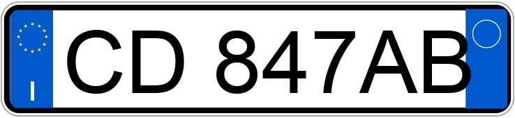 Numer rejestracyjny CD847AB posiada RENAULT Twingo 1a serie