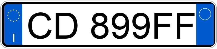 Le numéro d’enregistrement CD899FF a AUDI TT 1a serie Le numéro d’enregistrement CD899FF a AUDI TT 1a serie