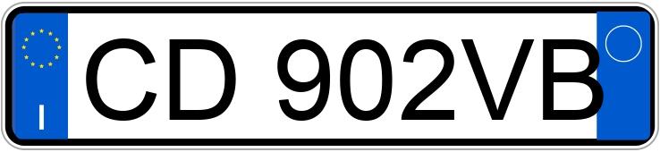 Numer rejestracyjny CD902VB posiada FIAT Punto 1a serie