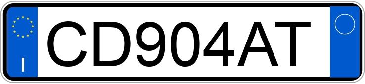 Numer rejestracyjny CD904AT posiada VOLKSWAGEN Polo 4a serie Numer rejestracyjny CD904AT posiada VOLKSWAGEN Polo 4a serie
