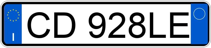 Numer rejestracyjny CD928LE posiada FIAT Seicento