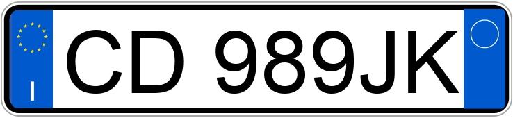 Numer rejestracyjny CD989JK posiada HYUNDAI Atos
