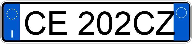 Numer rejestracyjny CE202CZ posiada FORD Fiesta 5a serie