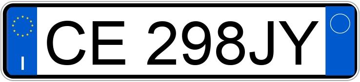Numer rejestracyjny CE298JY posiada PEUGEOT 206