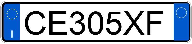 Numer rejestracyjny CE305XF posiada FORD Galaxy 1a serie