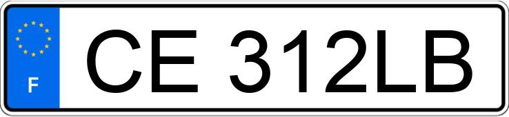 Il numero di registrazione CE312LB ha MERCEDES CLASSE A
