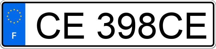 Numer rejestracyjny CE398CE posiada PEUGEOT 206