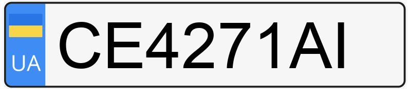 Numer rejestracyjny CE4271AI posiada ??? 