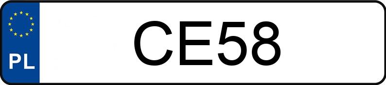 Numer rejestracyjny CE 58 posiada DODGE Grand Caravan 3.6 Kat. MR`11 SXT Aut. - CE58