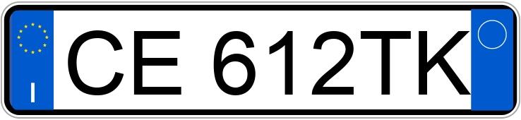 Numer rejestracyjny CE612TK posiada FIAT Ulysse