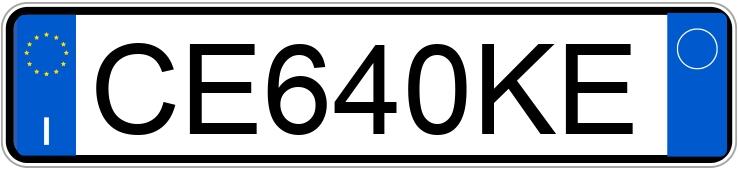 Numer rejestracyjny CE640KE posiada FORD Fiesta 5a serie