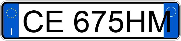 Numer rejestracyjny CE675HM posiada MG TF Numer rejestracyjny CE675HM posiada MG TF