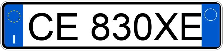 Numer rejestracyjny CE830XE posiada OPEL Corsa 3a serie Numer rejestracyjny CE830XE posiada OPEL Corsa 3a serie