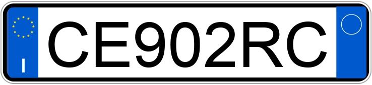 Numer rejestracyjny CE902RC posiada FIAT Punto 2a serie Numer rejestracyjny CE902RC posiada FIAT Punto 2a serie