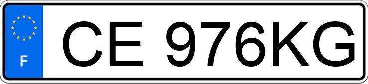 Numer rejestracyjny CE976KG posiada  tgb